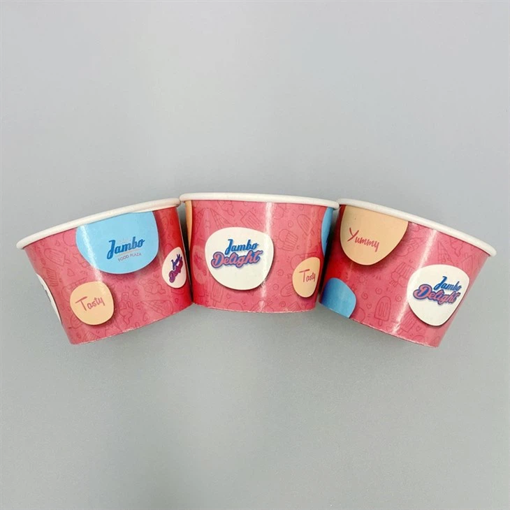 4oz Custom Print Ice Cream Paper Cups