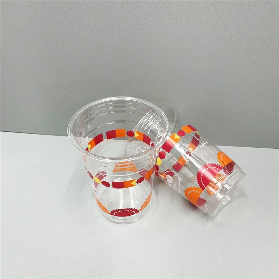 16oz Clear Pet Plastic Cups