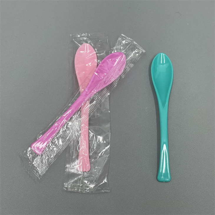 plastic spoon ice cream