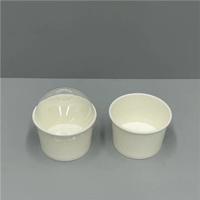 4oz poháre na zmrzlinu s vrchnákom