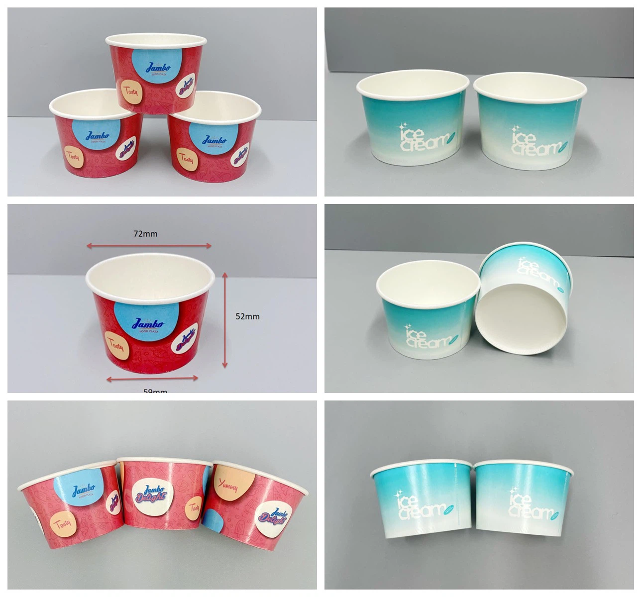 4oz custom print Ice Cream paper Cups1 4oz custom print Ice Cream paper Cups1